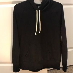 Old Navy String Hoodie (Black/Cream)